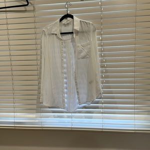 See through Button down